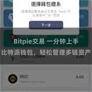 Bitpie交易 一分钟上手比特派钱包，轻松管理多链资产