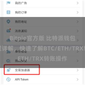 Bitpie官方版 比特派钱包转账教程详解，快速了解BTC/ETH/TRX转账操作