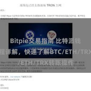 Bitpie交易指南 比特派钱包转账教程详解，快速了解BTC/ETH/TRX转账操作