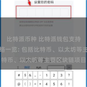 比特派币种 比特派钱包支持的区块链网络一览: 包括比特币、以太坊等主要区块链项目