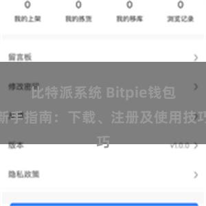 比特派系统 Bitpie钱包新手指南：下载、注册及使用技巧