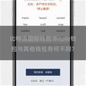 比特派国际钱包 Bitpie钱包与其他钱包有何不同？