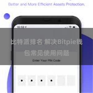 比特派排名 解决Bitpie钱包常见使用问题