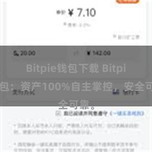 Bitpie钱包下载 Bitpie钱包：资产100%自主掌控，安全可靠。