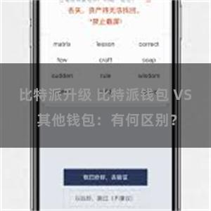 比特派升级 比特派钱包 VS 其他钱包：有何区别？