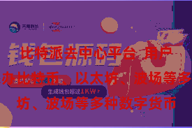比特派去中心平台  用户不错同期惩办比特币、以太坊、波场等多种数字货币
