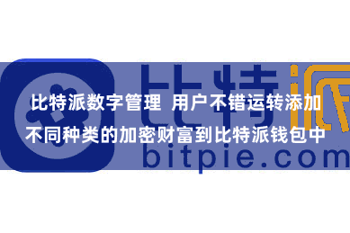 比特派数字管理  用户不错运转添加不同种类的加密财富到比特派钱包中